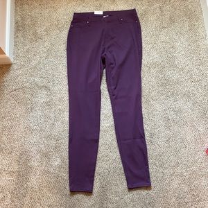 Time and True, Women’s Medium, Purple Jeggings